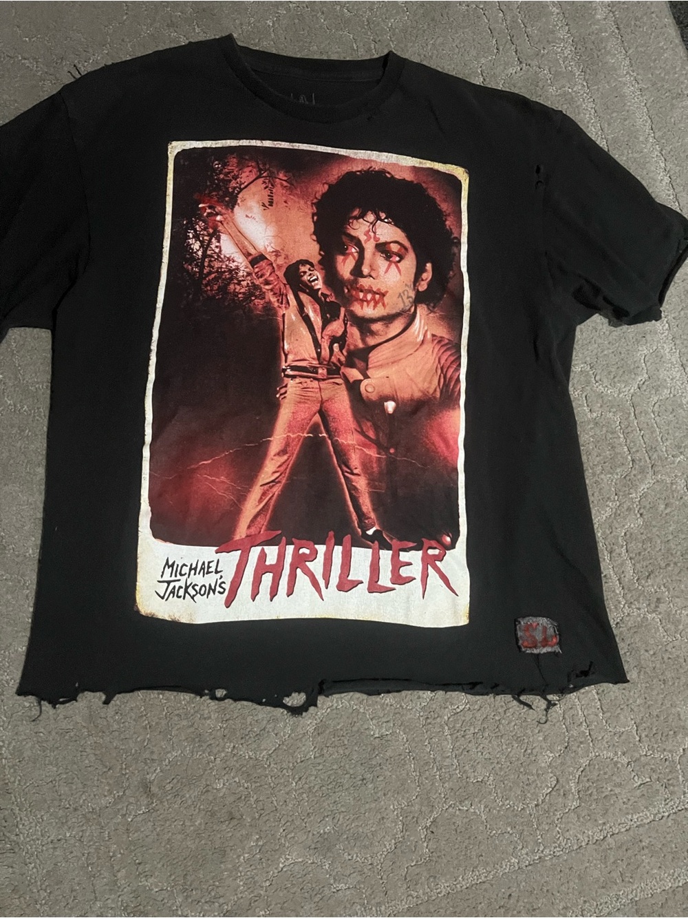 Michael Jackson Thriller Graphic Tee - Black